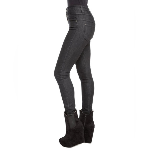 NWT Judy Blue Black High-Waisted Skinny Jeans Size 26 - Picture 2 of 10